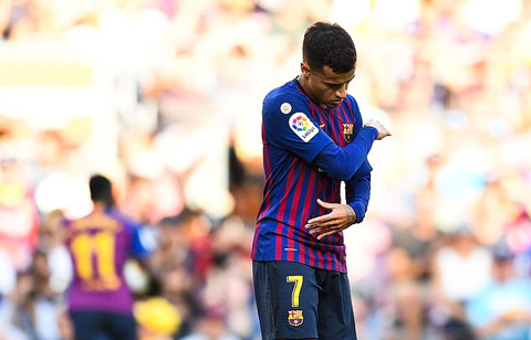 Coutinho đang gây thất vọng tràn trề tại Barca