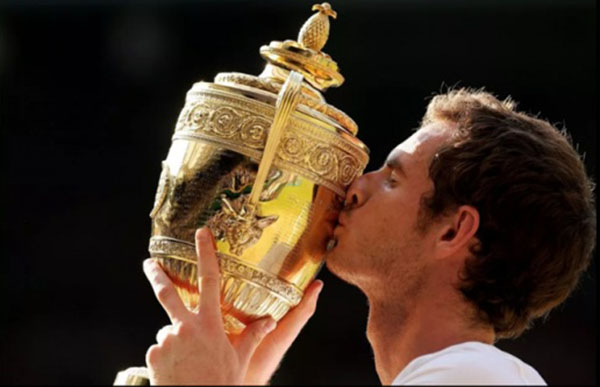 Andy Murray trở thành tay vợt tennis đầu tiên của xứ sương mù sau 77 năm vô địch Wimbledon vào các năm 2013 và 2016