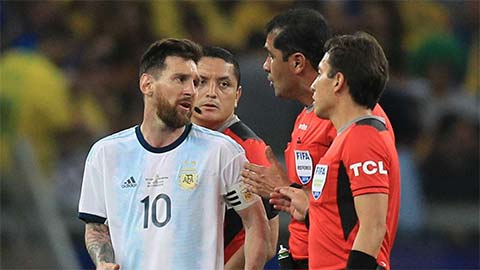 Messi: 'Trọng tài xử ép Argentina, thiên vị Brazil'