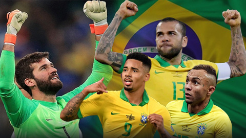 ĐT Brazil thăng hoa nhờ bộ tứ siêu đẳng