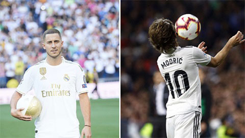 Modric đã từ chối trao áo số 10 cho Hazard