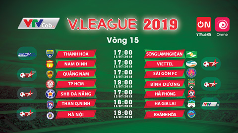 Vòng 15 V.League: Những cuộc đối đầu nhiều duyên nợ trực tiếp trên VTVcab
