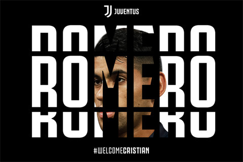 Romero gia nhập JUventus bằng bản hợp đồng trị giá 26 triệu euro