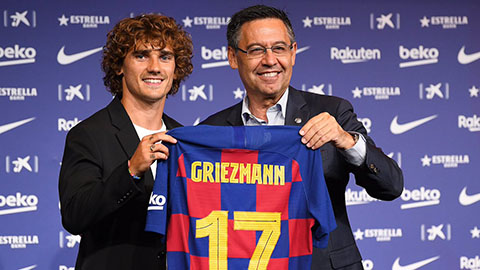 Griezmann chọn ngay số áo 'xui xẻo' ở Barca