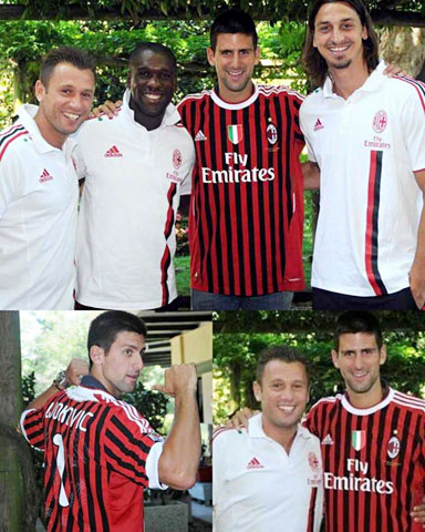 Djokovic rất hâm mộ Milan