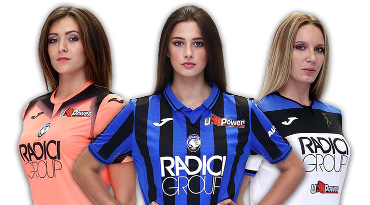 Bộ trang phục mà đội nam và đội nữ Atalanta sẽ sử dụng ở mùa giải mới. Sự xuất hiện của các cô gái trong bộ cánh mới khiến Atalanta nhận được sự quan tâm nhiều hơn