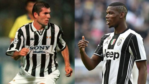 Zidane lẫn Pogba đều trưởng thành từ Juventus
