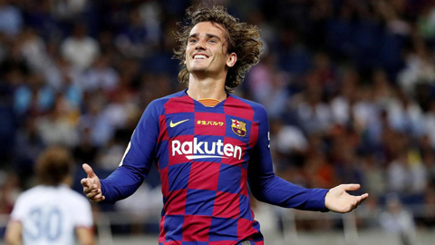 Tân binh Griezmann quyết nổ súng để giúp Barca thắng đậm đối thủ Vissel Kobe