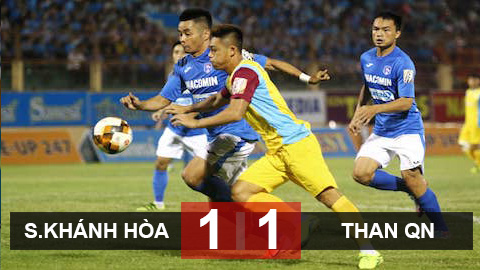 S.Khánh Hoà 1-1 Than Quảng Ninh: Trận hoà đáng tiếc của chủ nhà!