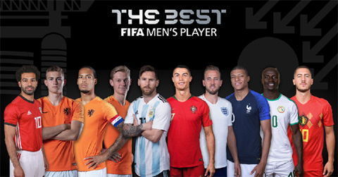 Danh sách rút gọn 10 cầu thủ cho Giải thưởng FIFA The Best