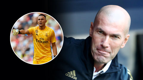 Keylor Navas lại khiến Zidane cảm thấy 'khó nghĩ'