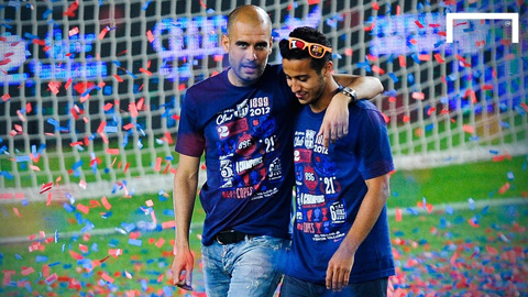 Thiago (phải) kính nể Pep không chỉ ở thời Bayern mà từ hồi họ gặp nhau ở Tây Ban Nha