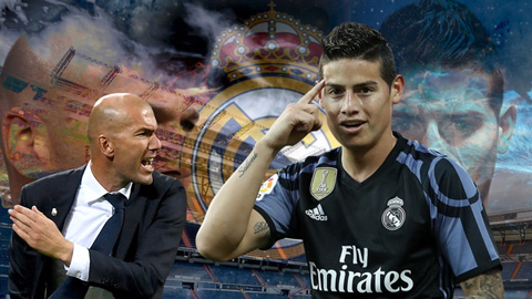 Nhìn lại mối quan hệ bão giông giữa Zidane và James