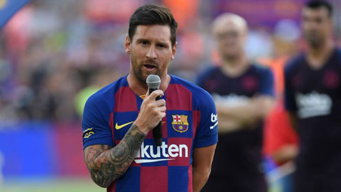 Messi lại hứa vô địch Champions League