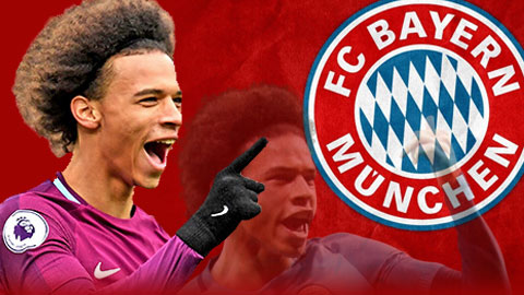 Chuyển nhượng 6/8: Sane chuẩn bị về Bayern với giá 110 triệu euro