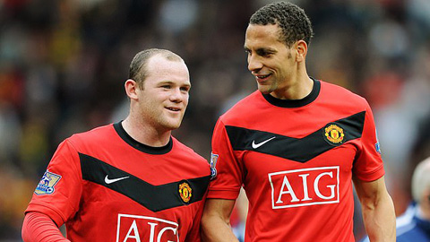 Ferdinand và Rooney thời còn khoác áo M.U