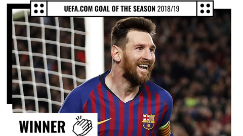 Messi giành giải Bàn thắng đẹp nhất mùa 2018/19