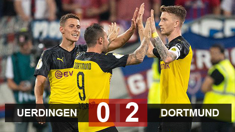 Uerdingen 0-2 Dortmund: Thắng lợi nhẹ nhàng