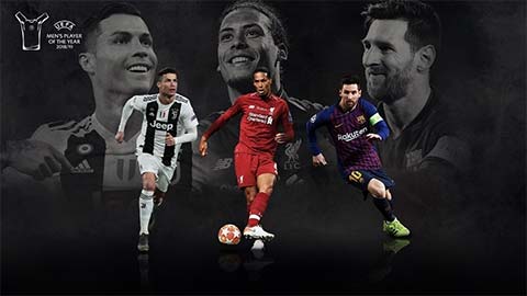 Messi, Ronaldo lọt Top 3 đề cử giải Cầu thủ hay nhất mùa 2018/19
