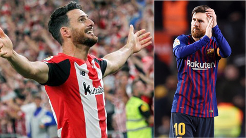 Hạ gục Barca, Aduriz cân bằng luôn kỷ lục của Messi