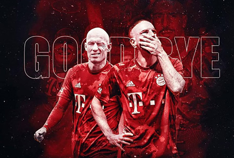Bayern đã chia tay bộ đôi công thần Robben và Ribery