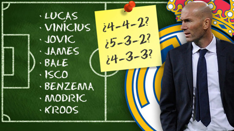 Zidane sẽ xếp đội hình nào khi vắng Hazard ở trận mở màn?