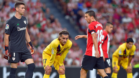 Barca đã đánh mất 3 điểm trong trận mở màn trên sân của Bilbao