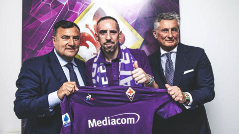 Ribery gia nhập Fiorentina với mức lương 'khó tin'