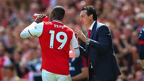 HLV Emery bật mí thông tin quan trọng về Pepe trước trận Liverpool vs Arsenal