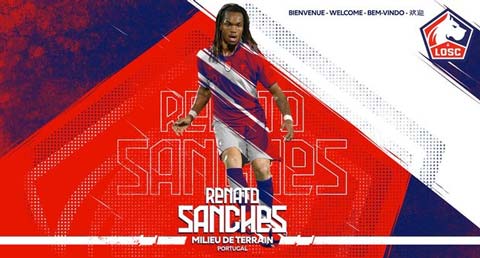 Lille công bố bản hợp đồng Sanches