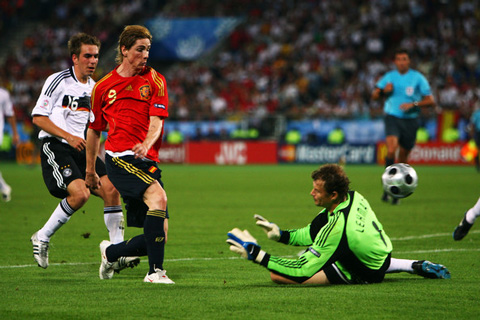 Bàn thắng giúp Tây Ban Nha vô địch EURO của Torres