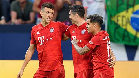 Coutinho nịnh nọt Lewandowski sau trận ra mắt Bayern