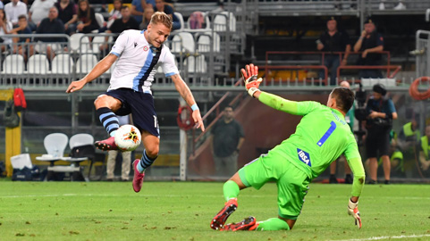Cú đúp vào lưới Sampdoria giúp Immobile cán mốc 101 bàn thắng tại Serie A