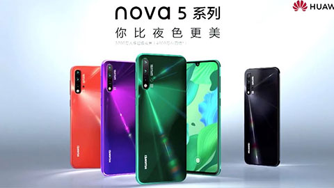 Huawei Nova 5T ra mắt với camera 48MP, chip Kirin 980, giá hấp dẫn
