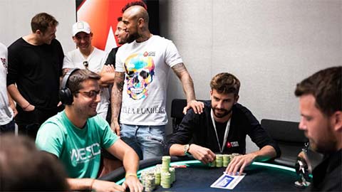 Pique và Pique hốt 'núi tiền' ở giải poker châu Âu