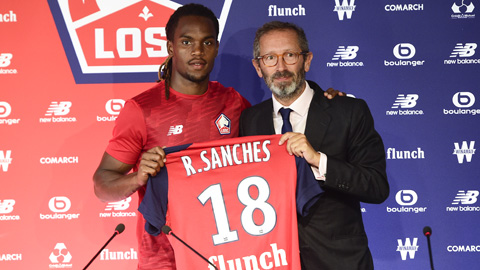 Sanches trong ngày ra mắt Lille, cầu thủ đắt nhất lịch sử CLB