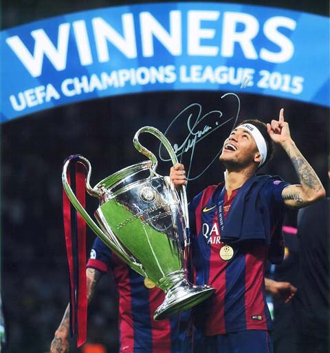Neymar đã có 1 chức vô địch Champions League cùng Barca