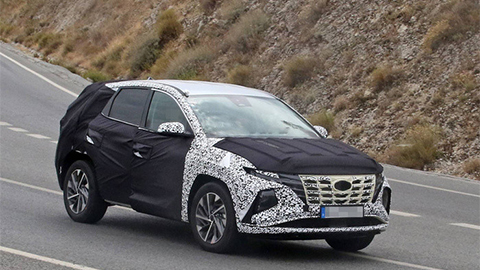 Hyundai Tucson 2020 đẹp long lanh xuất hiện với nhiều nét giống Santa Fe