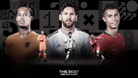 Ronaldo, Messi, Van Dijk lọt top 3 ứng viên cuối The Best 2019