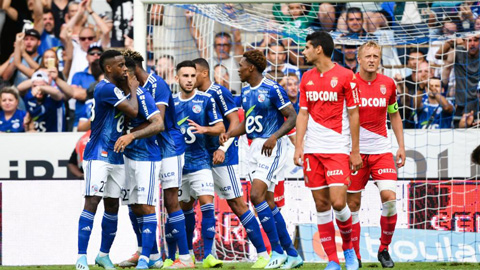 Vòng 4 Ligue 1: Monaco tiếp tục xếp áp chót