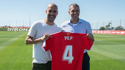 Pep Guardiola ký hợp đồng với Girona