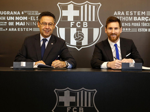 Messi đang xúc tiến việc cung cấp cho Messi một bản hợp đồng trọn đời