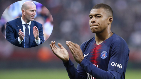 Zidane thuyết phục thành công Mbappe về Real