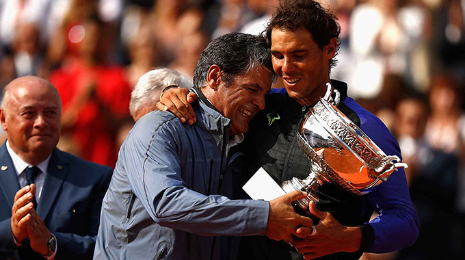 Nadal thành công, thành nhân nhờ chú Toni