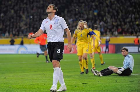 Thất bại gần nhất của Anh ở vòng loại là vào năm 2009