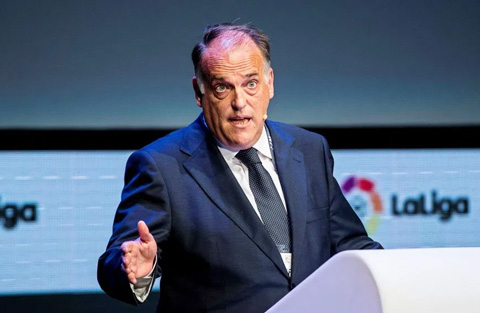 Chủ tịch La Liga, Tebas không ủng hộ dự thảo