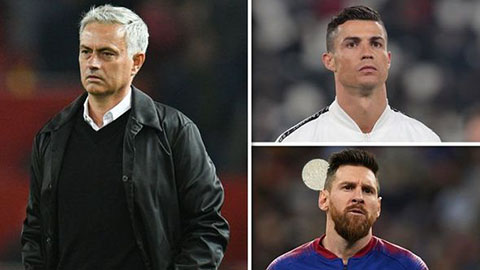Mourinho giúp kết thúc tranh cãi về Ronaldo và Messi