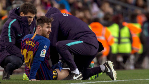 Điều gì đang xảy ra với chấn thương của Messi?