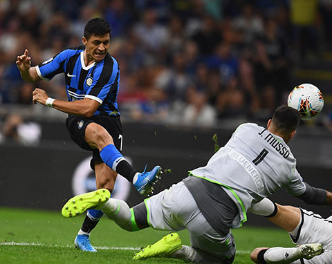 Sanchez đang tìm kiếm bàn thắng đầu tiên ở Inter