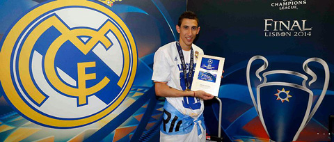 Di Maria góp công lớn vào chức vô địch Champions League 2013/14 của Real